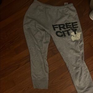 Gray FREE CITY Sweatpants